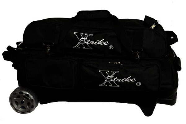 Xstrike Black 3 ball tote roller with handle and much more.