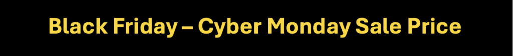 Black Friday Cyber Monday Sale Price