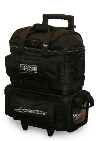 Storm Streamline 4 Ball Roller Bowling Bag - Carbon/Black